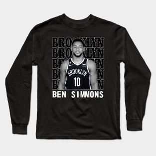 Brooklyn Nets Ben Simmons Long Sleeve T-Shirt